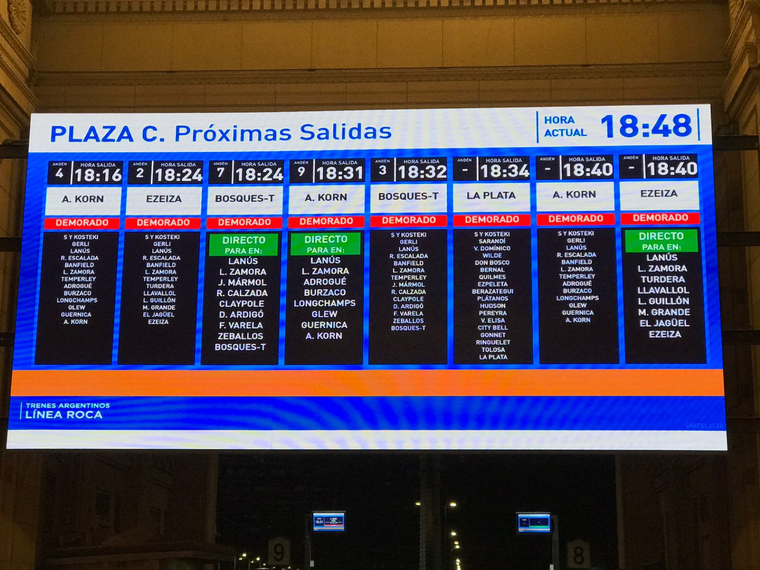 Según informó Trenes Argentinos, las demoras en el tren Roca se deben a problemas técnicos