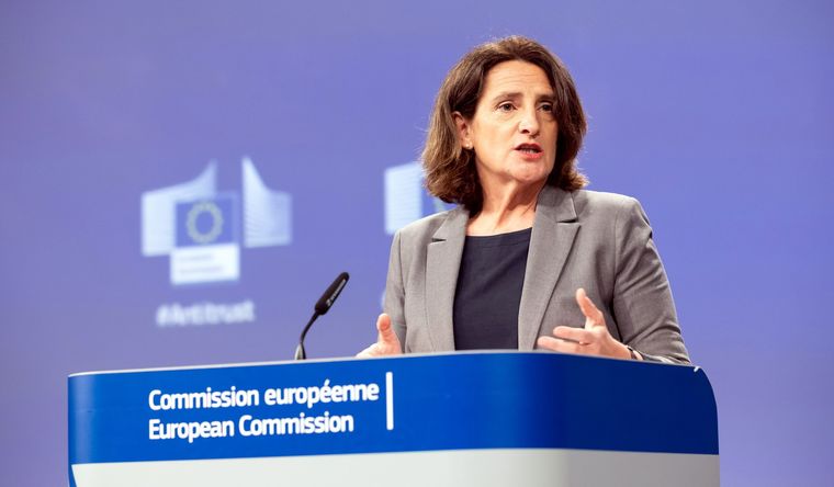 La vicepresidenta de la Comisión Europea de la Unión Europea, Teresa Ribera, sentó postura.&nbsp;