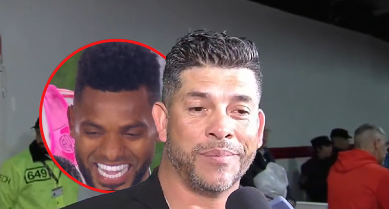 El DT del elenco tucumano habló sobre su pelea con el delantero del Millonario.