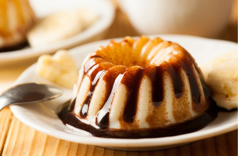 Flan de banana Foto: Shutterstock