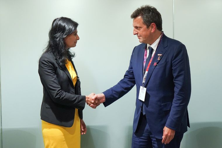 Sergio Massa viaja a Estados Unidos para acordar los desembolsos del FMI Foto: Prensa Ministerio de Economía