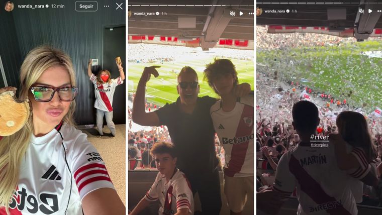 Los famosos en el Monumental. Los famosos en el Monumental.