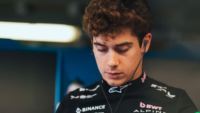 Franco Colapinto ya corre fuerte en las redes de Alpine y se prepara para Spa-Francorchamps.