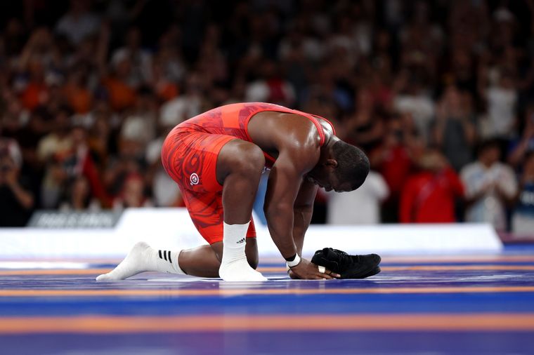 Medalla de oro y adiós: Mijaín López, leyenda de los JJ.OO. Foto: @Olympics