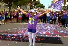 inspirador: la mujer que termino con 94 anos una media maraton