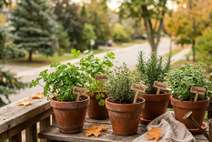 Las plantas aromáticas para el otoño. Fuente: IA Gemini.
