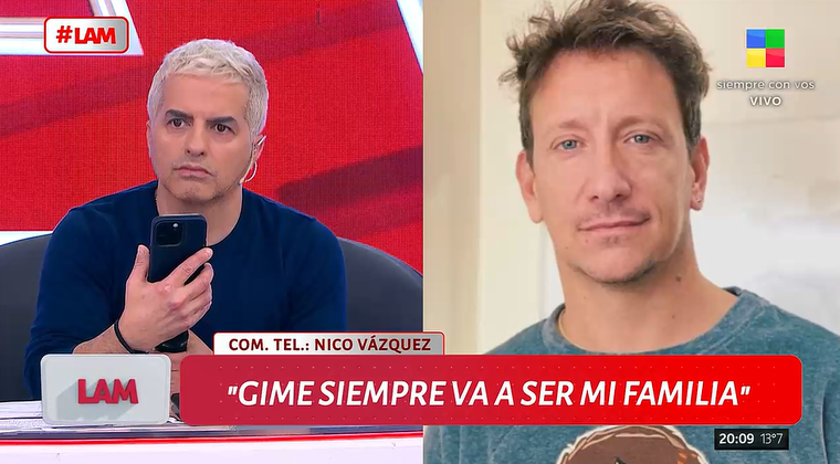 Nicolás Vázquez rompió el silencio tras la separación. Foto: captura de video/ América TV. Nicolás Vázquez rompió el silencio tras la separación. Foto: captura de video/ América TV.