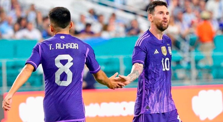 Almada recordó su última citación a la Selección argentina.