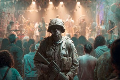 El rock argentino se transformó en resistencia y la guerra de Malvinas lo catapultó. Foto IA Midjourney El rock argentino se transformó en resistencia y la guerra de Malvinas lo catapultó. Foto IA Midjourney