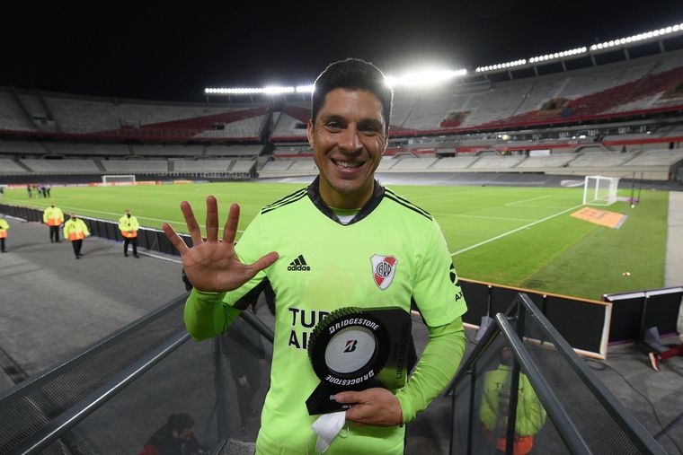 El mendocino de 35 años ya planea su regreso a las canchas en 2022. Foto: River Plate