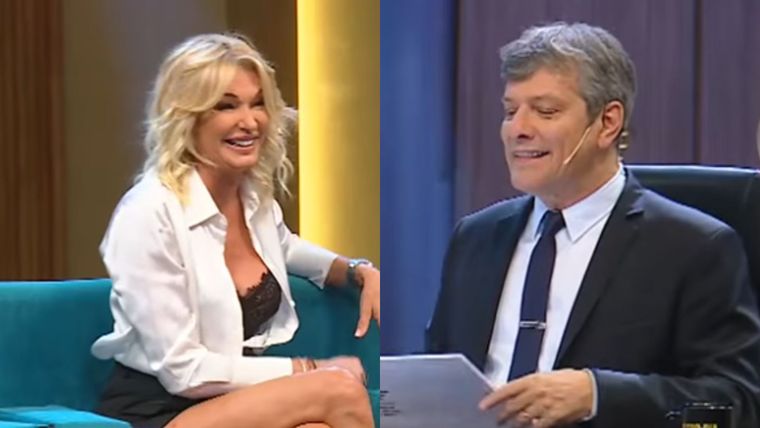 La famosa panelista enfrentó a su familia por su esposo futbolista. Foto: captura de pantalla El Trece.