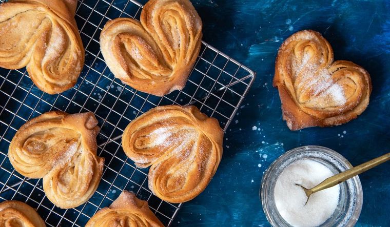 Palmeritas de hojaldre, la mejor receta Palmeritas de hojaldre, la mejor receta