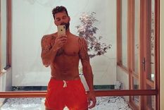 Ricky y una selfie frente al espejo.