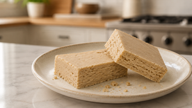 Receta de mantecol sin azúcar, fácil y deliciosa