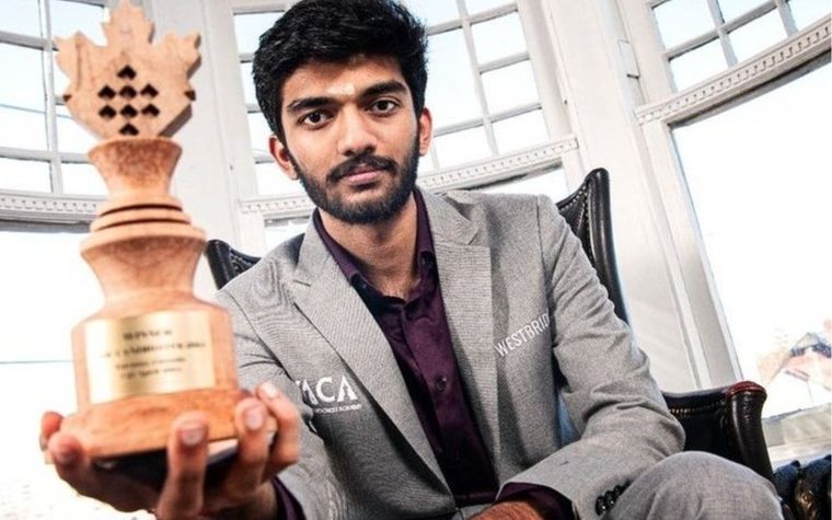 Gukesh Dommaraju, campeón mundial de ajedrez Foto: X