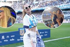 La Joaqui estuvo en el Cilindro de Avelllaneda alentando a su querido Racing. La Joaqui estuvo en el Cilindro de Avelllaneda alentando a su querido Racing.