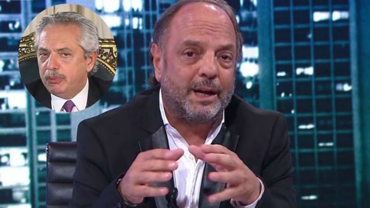 Baby Etchecopar vs Alberto Fernández