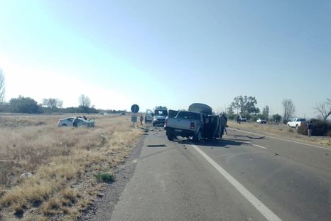 El accidente fue esta tarde Foto: Ministerio de Seguridad