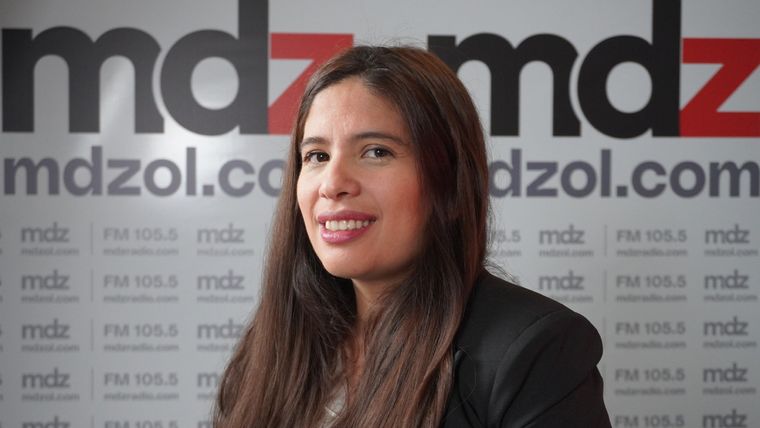 Noelia Villafañe, presidenta de Monotributistas Asociados de la República Argentina. Foto: Rodrigo DAngelo / MDZ