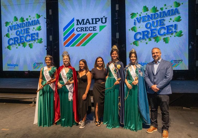 Trinidad Guidarelli es la nueva reina de la vendimia de Maipú Foto: Municipalidad de Maipú