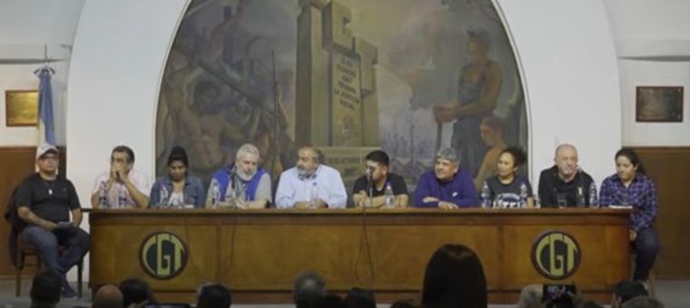 La CGT se reunió y tomarán medidas Foto: Captura de pantalla