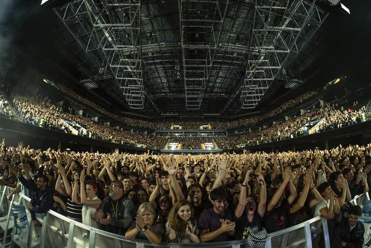 Así fue el primer show de Ecos Soda Stereo en el Movistar Arena, el sábado 21. Así fue el primer show de Ecos Soda Stereo en el Movistar Arena, el sábado 21.