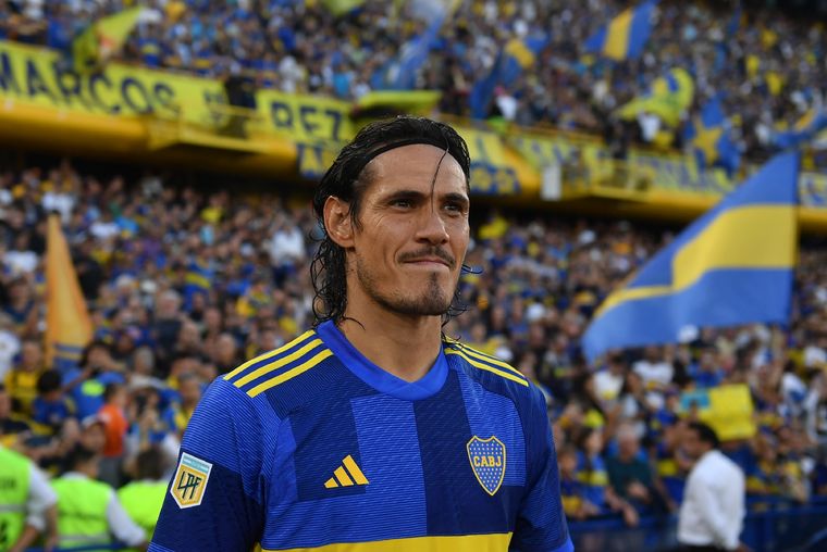 El uruguayo fue la figura del partido. Foto: Télam