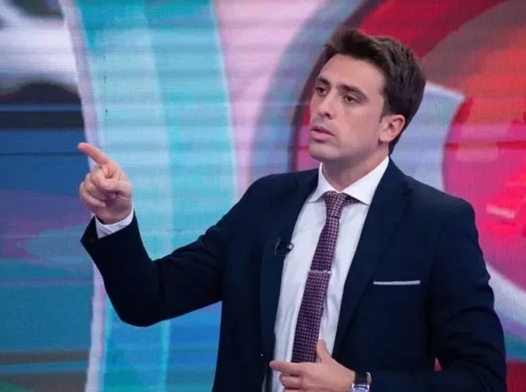 Conductor del noticiero de Canal 3 de Rosario, Juan Pedro Aleart Foto: Revista Código