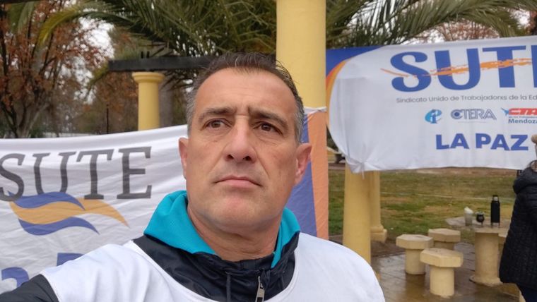 José Alejandro Giménez, secretario de Acción Social del SUTE.