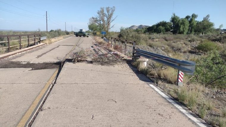 La Ruta 52 explotó a la altura de la Planta de Villavicencio Foto: Gobierno de Mendoza
