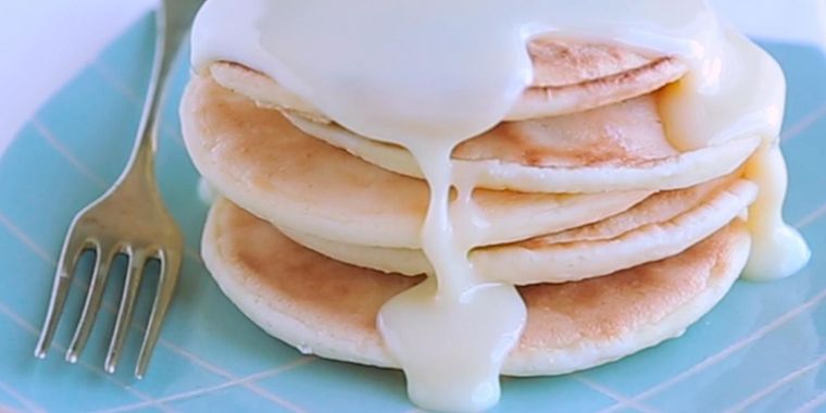 Pancakes con leche condensada Foto: pinterest