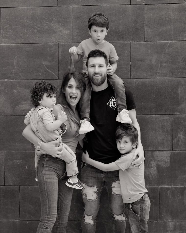 La familia Messi. La familia Messi.