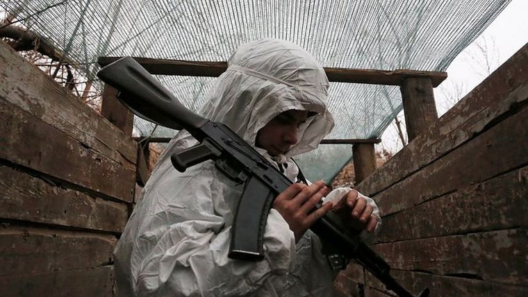 Militantes pro rusos en la disputada región de Donbas. Foto: REUTERS