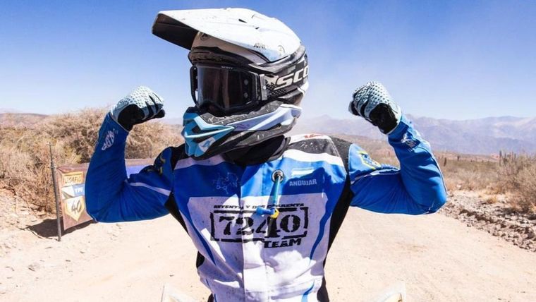Manu Andújar, ganador de la etapa de quads. Foto: Instagram / Foto ilustrativa