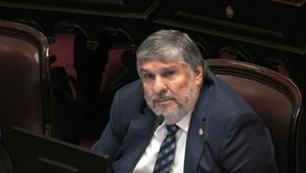 José Mayans, en el Senado de la Nación, uno de los opositores al Gobierno de Javier Milei.