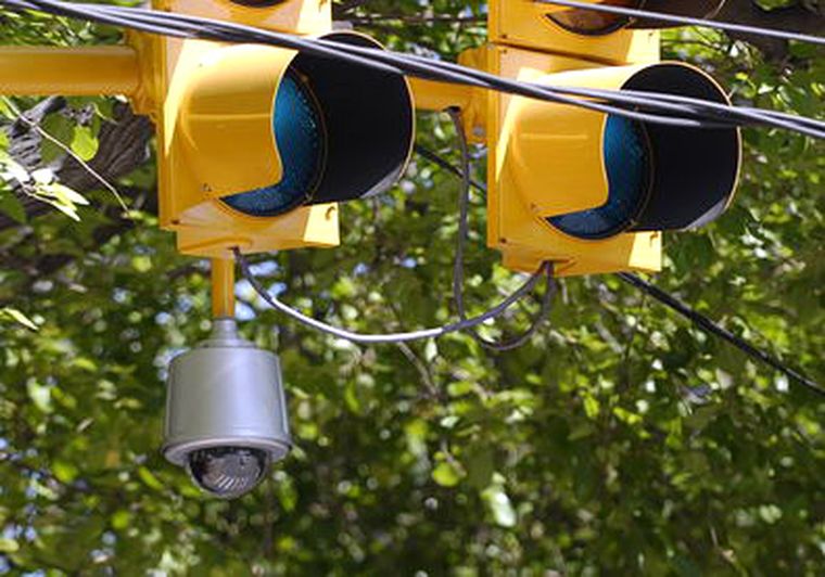 Las cámaras en la vía pública Foto: Gonzalo Bravo / MDZ