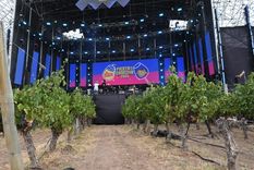 El escenario de la Fiesta de la Cosecha. Foto: MARCOS GARCIA /MDZ El escenario de la Fiesta de la Cosecha. Foto: MARCOS GARCIA /MDZ