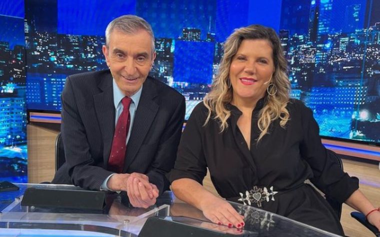 Nelson Castro y Dominique Metzer se divirtieron con Yerba Brava. Foto: Instagram Dominique Metzger.