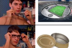 Los memes sobre el nuevo color gris del Monumental colapsaron las redes.