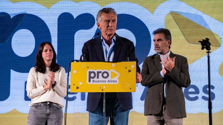 Mauricio Macri en la última cumbre del PRO Buenos Aires.&nbsp;