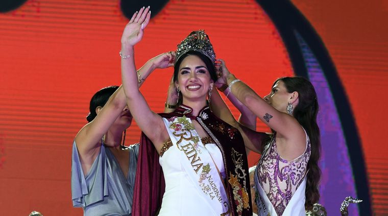 La Reina Nacional de la Vendimia de 2022, Natasha Sánchez. Foto: ALF PONCE MERCADO / MDZ