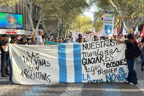 La Marcha de la Bronca también se hizo sentir en Mendoza.