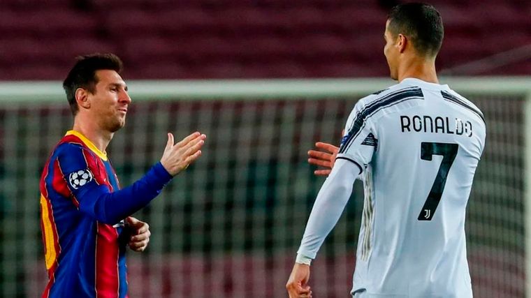 Messi rememoró su rivalidad deportiva con Cristiano Ronaldo. Foto: EFE