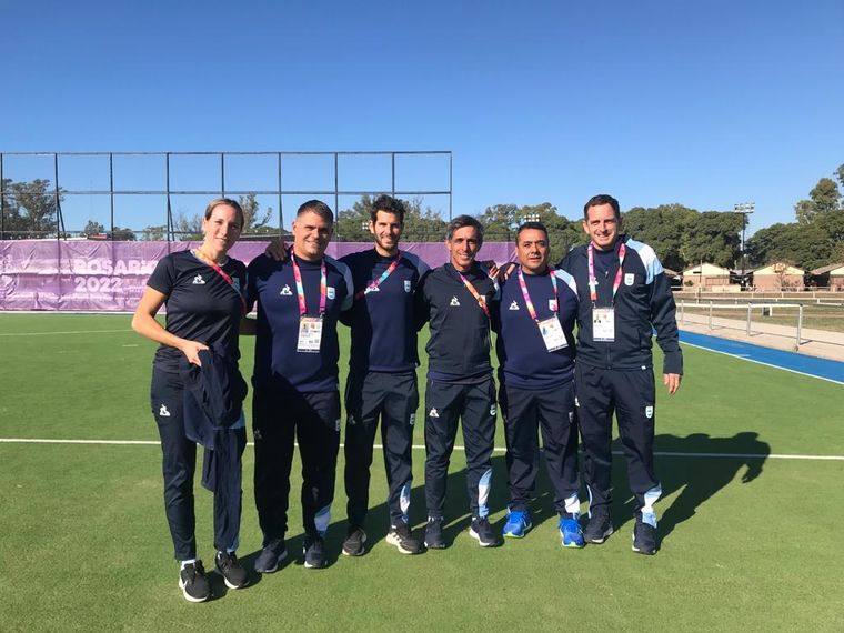 Cuerpo técnico argentino. Todo el cuerpo técnico de Las Leoncitas. Foto: Gentileza José González