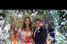 Los detalles del vestido de boda de María Eugenia Vidal Foto: Instagram