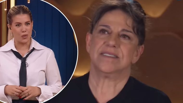 Julia Calvo no olvidó a la China Suárez al despedirse de Masterchef. / Captura TV