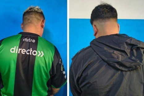 Los dos sospechosos detenidos tras la persecución en Maipú. Los dos sospechosos detenidos tras la persecución en Maipú.