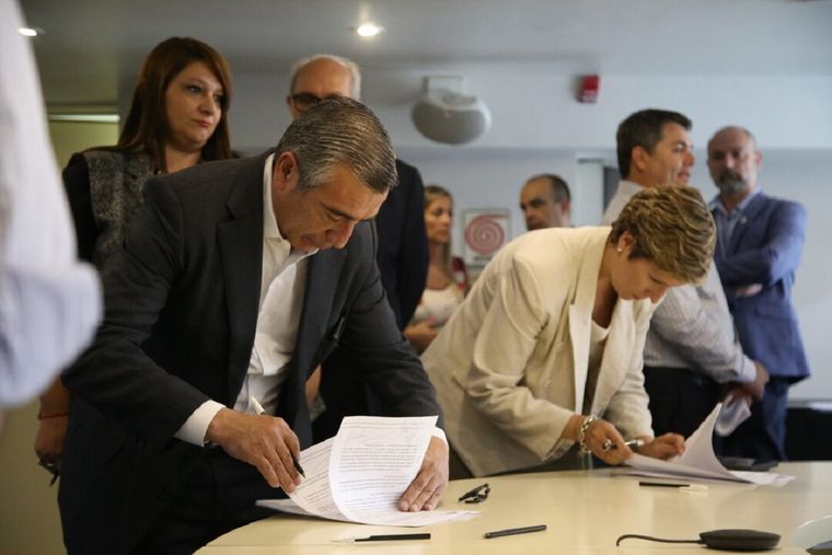 La ministra Jimena Latorre en el encuentro de este miércoles Foto: X @JimehLatorre