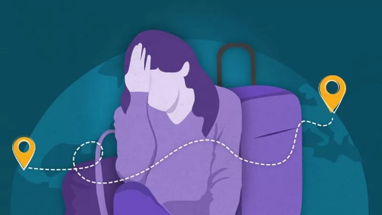 Quien migra suele pasar por varios duelos, pero ciertas condiciones pueden dar lugar al síndrome de Ulises. Foto: BBC Mundo