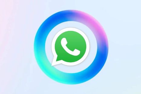El círculo azul identifica a Meta AI, el asistente de inteligencia artificial integrado de forma permanente en WhatsApp El círculo azul identifica a Meta AI, el asistente de inteligencia artificial integrado de forma permanente en WhatsApp